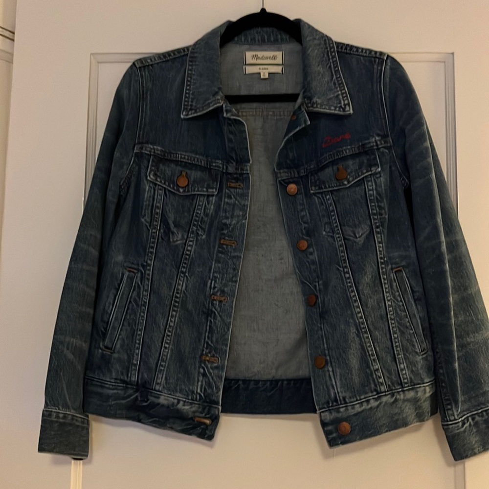 Medium new Madewell classic jean jacket